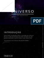 Apresentação Com Tema Espacial Preto Com Estrelas Moderno