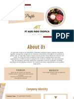 Company Profile of PT Agri Indo Tropica