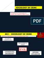 2-3 Classical Criminology Rational Actor Model of Crime and Criminal Behaviour