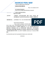 Carta #58 - 2023-Consorcio Peru Birf, Plan de Seguridad