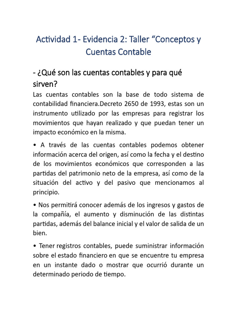 Cuentas Contables Yulissa Sotelo | PDF | Contabilidad | Hoja de balance