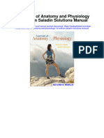 Essentials of Anatomy and Physiology 1st Edition Saladin Solutions Manual