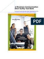 Essentials of Business Communication 8th Edition Guffey Test Bank
