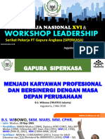 Rapat Kerja Nasional &: Workshop Leadership