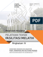 Panduan Pelatihan Teknik Fasilitasi Melatih Bagi PTP Angkatan IV 2018