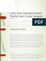 Pancasila Sebagai Sistem Filsafat Dan Dasar Negara