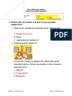 Soal PH Kelas 3 Ganjil K13 - BAB 4 - Hidup Tenang Dengan Berperilaku Terpuji