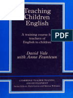 Teaching Children English A Training Course For Teachers of English To Children