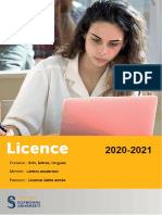 Brochure l3 LM 2020-2021 Ufr LF