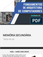 Slide FAC - Unid 02 - Aula 04 - Tipos de HD