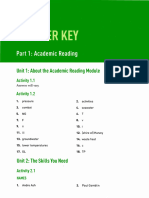 Preparation and Practice Answer Key