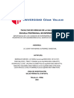 Cuidados de Enfermeria Con Pacientres Pediatricos Con Quemaduras.