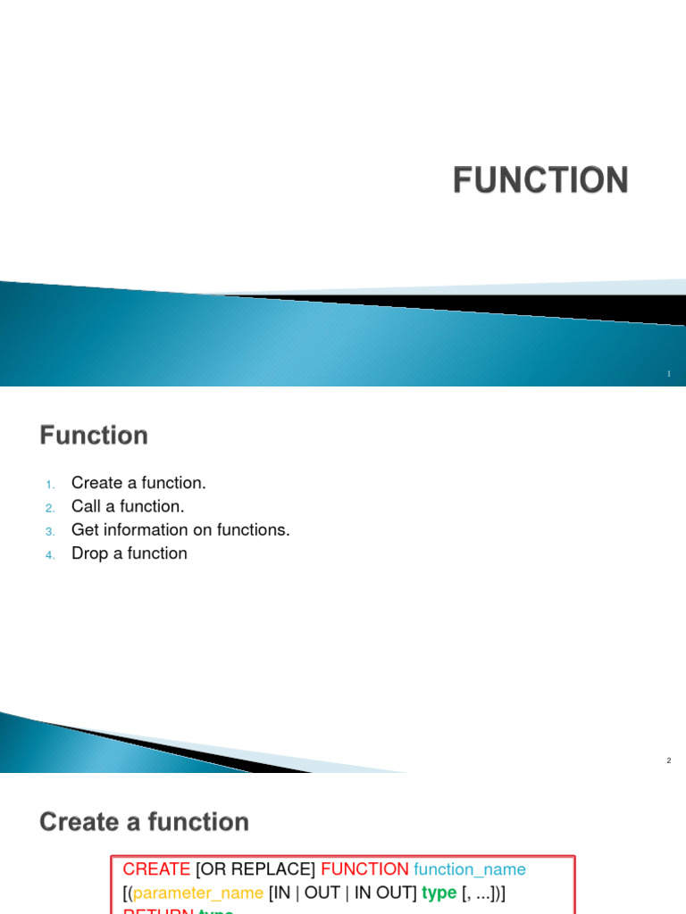 Oracle ch3 Function | PDF | Pl/Sql | Software Engineering