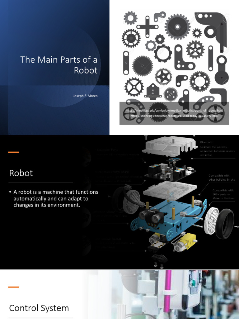 Parts of A Robot PDF