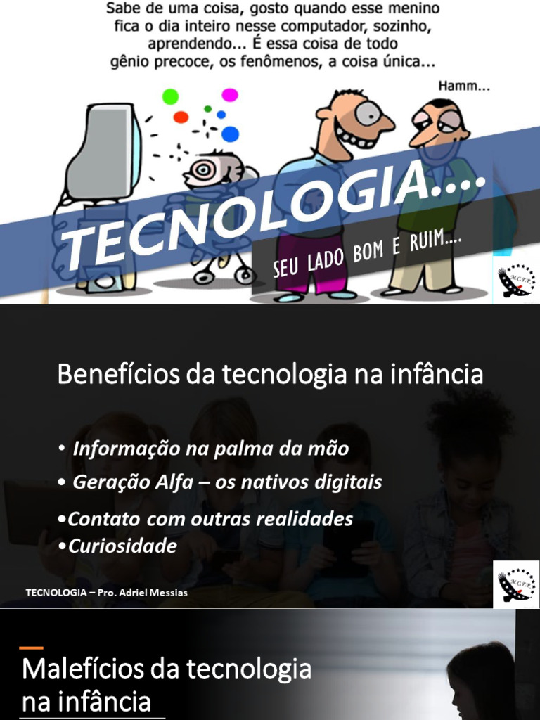 Benefícios e Malefícios da Tecnologia Infantil | PDF | Autoajuda