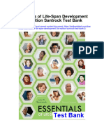 Essentials of Life Span Development 3rd Edition Santrock Test Bank 2