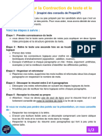 2 Méthodes Pour La Contraction de Texte Et Le Résumé