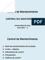 Semana 13 - Control de Mantenimiento