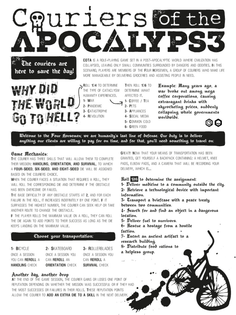 Couriers of the apocalypse pdf