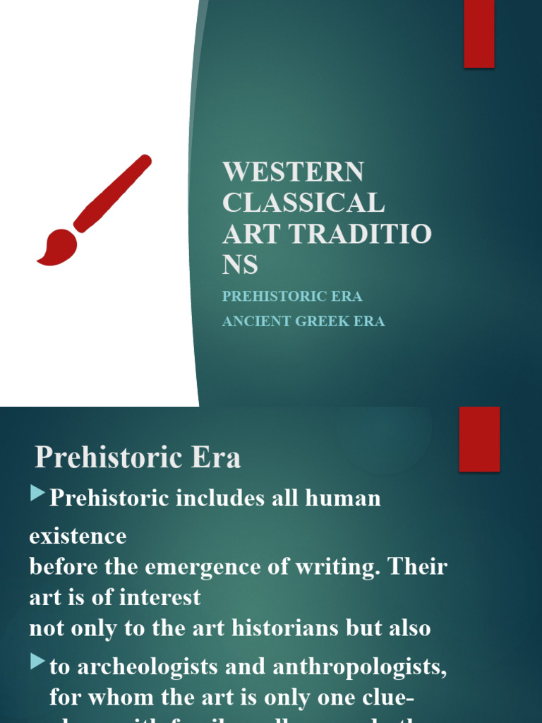 Western Classical Art Lesson 3 PDF Paintings Plastic Arts