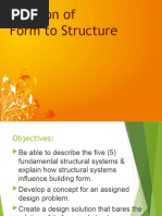 Relation of Form To Structure