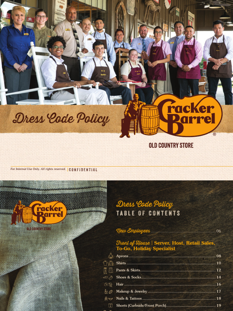 cracker barrel dress code inside during the lull - Picture of Barrel, Lufkin Cracker Barrel management dress standards