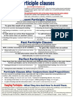 Participle Clauses..