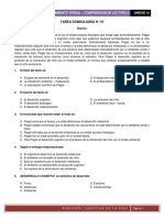 Tarea Domiciliaria de Razonamiento Verbal - Unidad 10