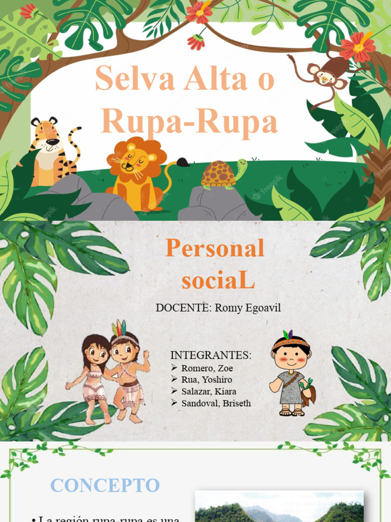 Selva Alta: Región Rupa-Rupa en Perú | PDF