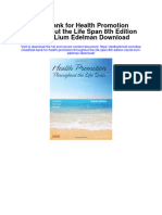 Test Bank For Health Promotion Throughout The Life Span 8th Edition Carole Lium Edelman Download