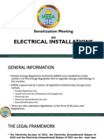 Electrical Installers Guidelines Presentation