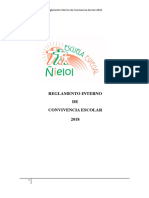 Reglamento Interno de Convivencia Como Ejemplo 2021