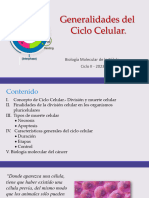 Ciclo Celular. Generalidades - 2023