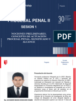Sesión 1 - Derecho Procesal Penal II 2022-2