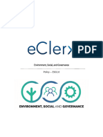 EClerx ESG Policy Framework V5