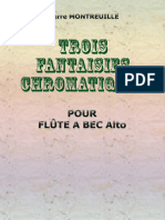 Montreuille Pierre Trois Fantaisies Chromatiques 135725