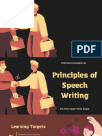 4 Principles of Speech Writing