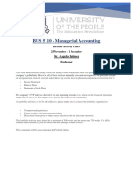 BUS 5110 Managerial Accounting-Portfolio Activity Unit 3