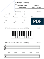 Grade 3 Music Question