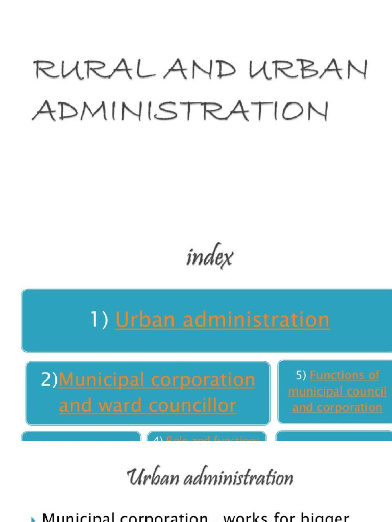 Chapter 6 Rural Administration PDF