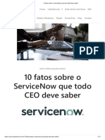 10 Fatos Sobre o ServiceNow Que Todo CEO Deve Saber