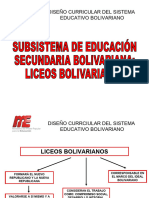 Presentacion LICEOS BOLIVARIANO