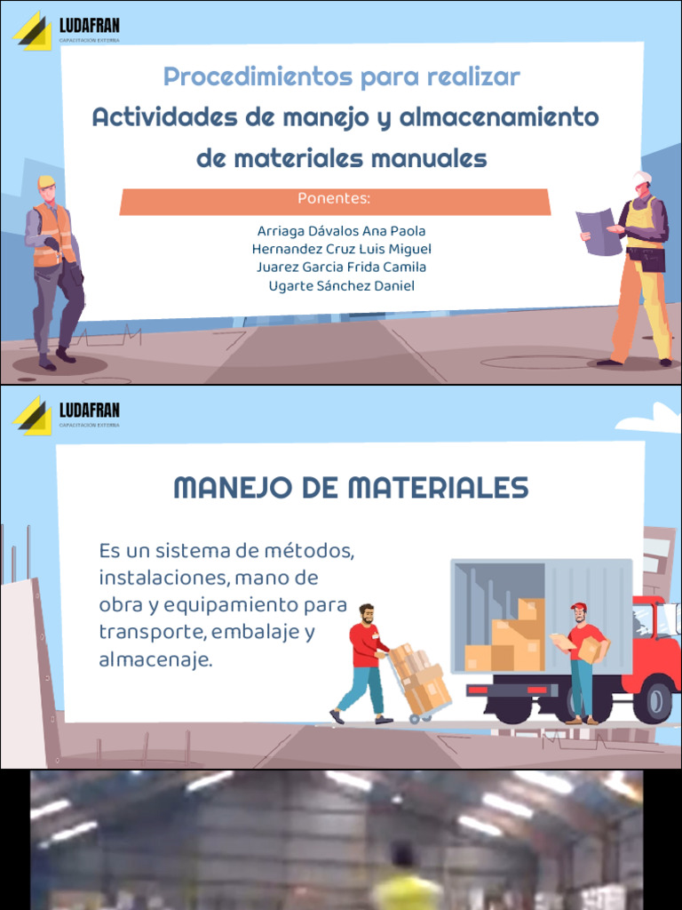 Capacitación manejo y almacenamiento de materiales manuales-Eq. 7 | PDF