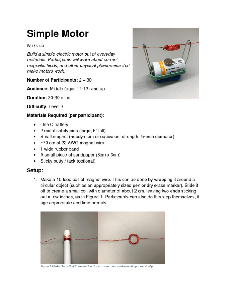sps-demo-simple-motor | PDF | Inductor | Electric Motor