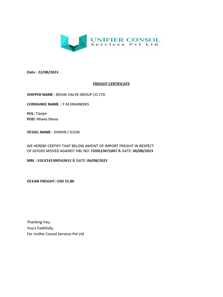 freight-certificate-pdf