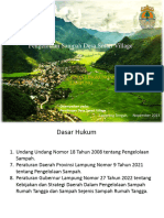 Presentasi Singkat Pengelolaan Sampah Desa Smart Village 2023 Lampung Tengah