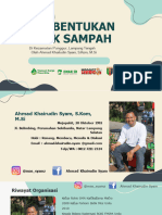 Sosialisasi Bank Sampah DLH Provinsi Lampung Baru Oktober 2023 Syam AJV Lampung Tengah