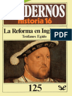 La Reforma en Inglaterra