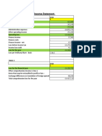 Income Statement Final