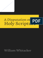 Disputas Sobre La Sola Scriptura - William Whitacker